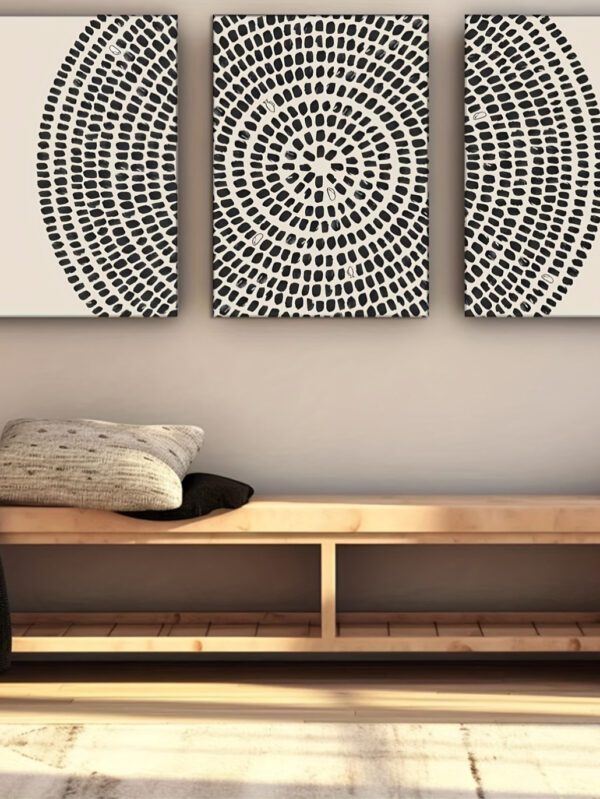 3pcs Canvas Set – Jesus Feeding the Five Thousand Poster, Christian Wall Art Decoration