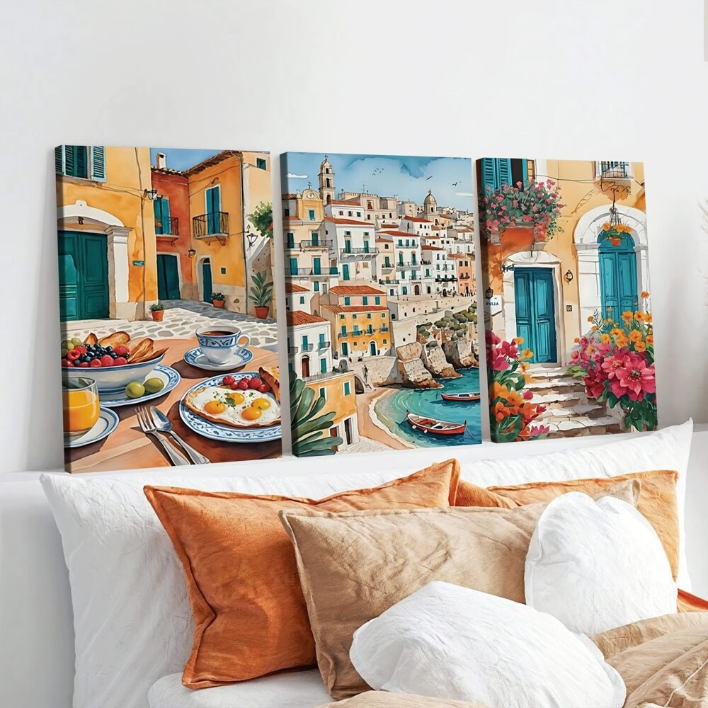 3pcs Italy Travel Poster Canvas  – Fashion-Themed Wall Decor for Modern Interiors - Image 6