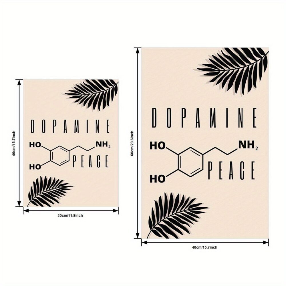 3-Piece Neurotransmitter Wall Art – Serotonin, Dopamine, Oxytocin Prints – Modern Canvas Set - Image 3