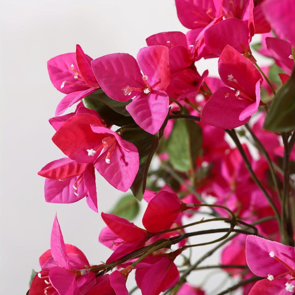 4FT/5FT Artificial Bougainvillea Tree – Faux Potted Plant with Pink Flowers - Image 6
