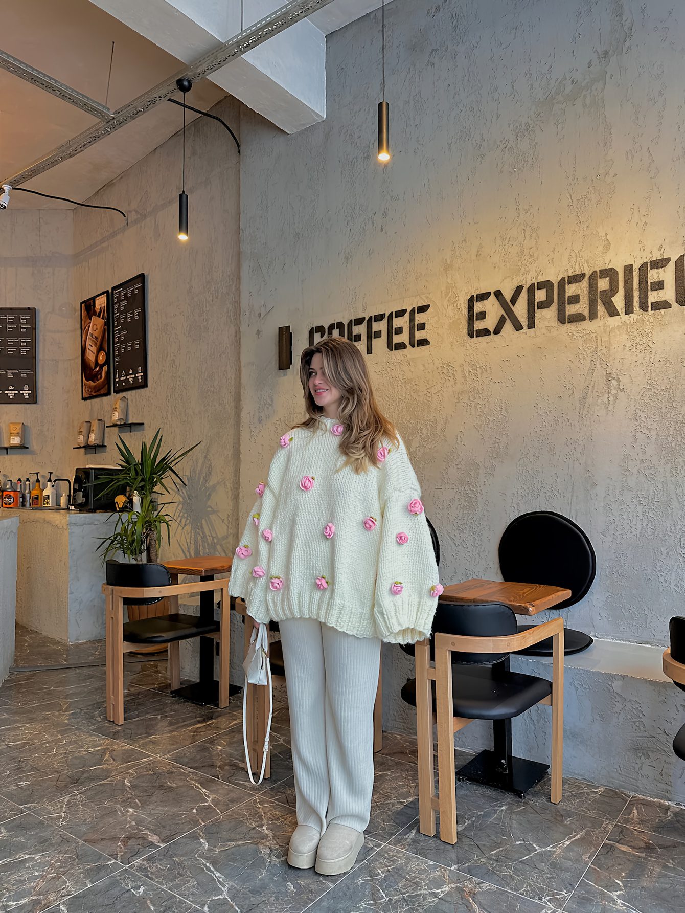 Cozy Oversized Crochet Sweater – Handmade Winter Pullover ❄️🧵 - Image 5