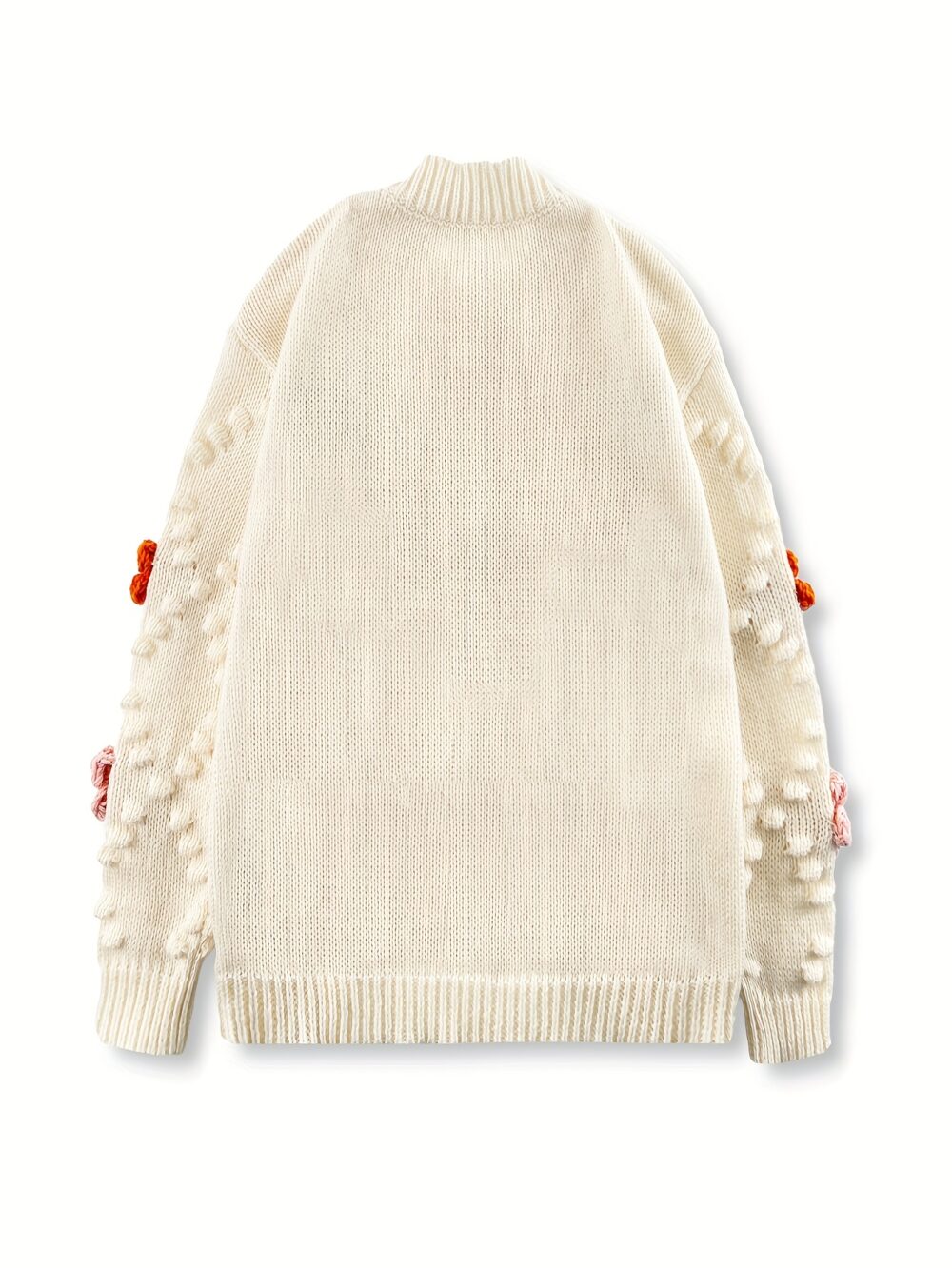 Y2K Floral Grid Cardigan – Pastel Party Sweater for All Seasons 🌸🎀 - Image 4