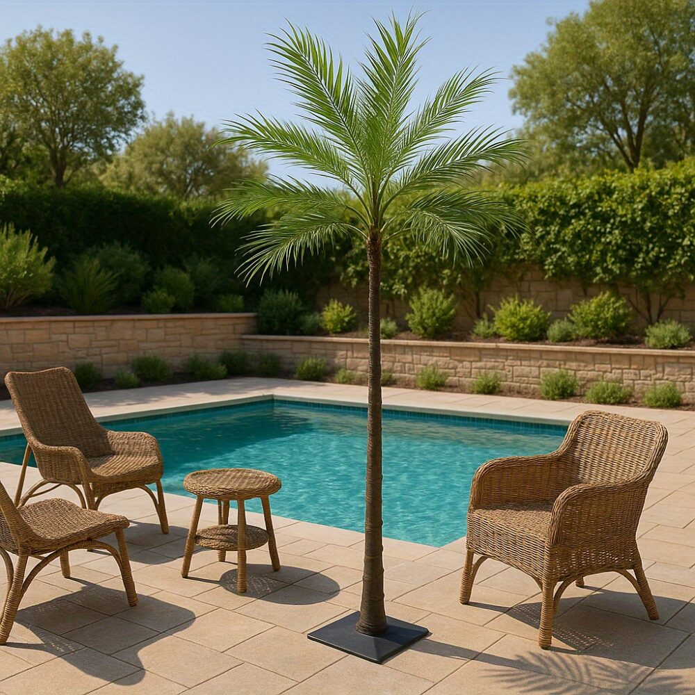 0.9FT USB-Powered Artificial Phoenix Palm – Mini Realistic Tropical Decor 🌿✨ - Image 2