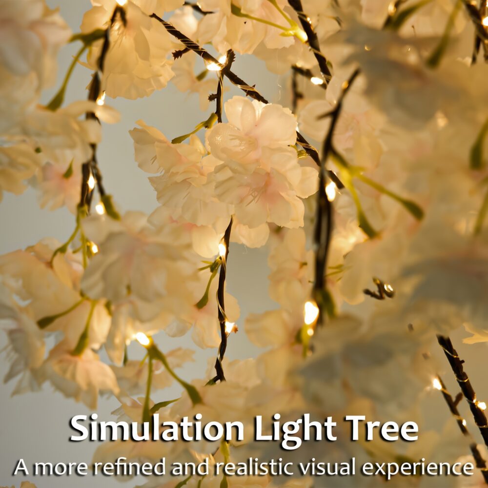 6FT Lighted Cherry Blossom Tree – 300 LED Indoor/Outdoor Decor 🌟🎄 - Image 6
