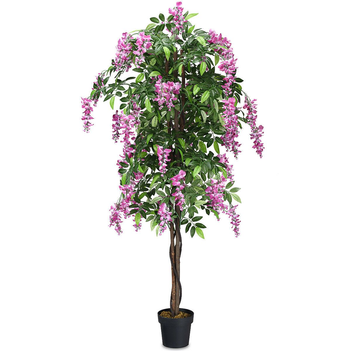 6FT SAFSTAR Lifelike Wisteria Tree β Elegant Artificial Flower in Pot πΏπ‘ - Image 3